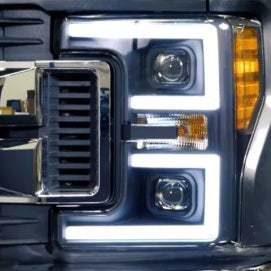 VIDEO: Anzo USA 2017-2019 Super Duty Projector Headlights Installed