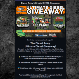 Win The Ultimate Diesel Giveaway