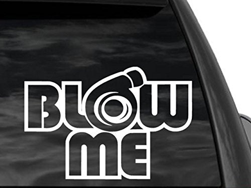 FGD Turbo Blow Me Universal Car or Truck Window Decal sticker 8" X 12" (3td12) - DieselTrucks.com