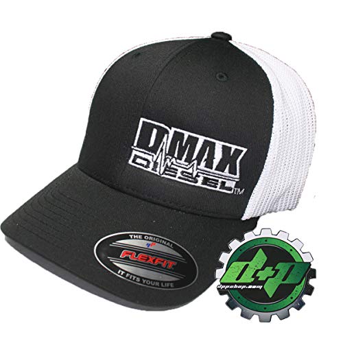 DMAX Diesel Flexfit Fitted Flex fit Trucker Ball Cap hat Chevy Duramax Gear OSFA - DieselTrucks.com