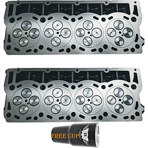 2 x NEW and Improved O-ring LOADED Cylinder Head PAIR - Fits 6.4L Ford Powerstroke 6.4 Diesel 2008-2010 No Core Chare - DK Engine Parts (O-ring) - DieselTrucks.com