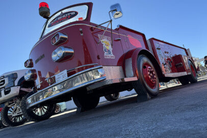 SEMA 2024: 1961 American LaFrance Fire Truck of Liberty High School