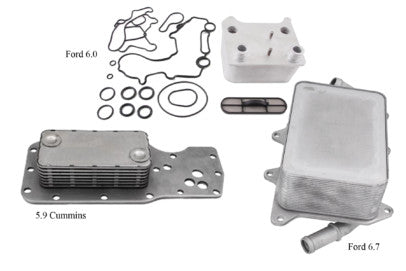 All-New Cummins And Power Stroke Engine-Oil Cooler