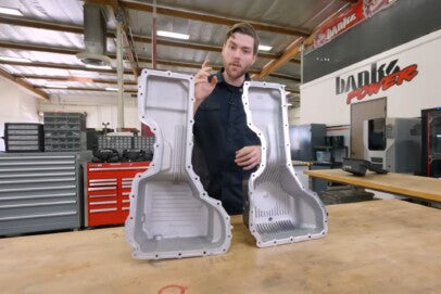 See-Through Oil Pan Reveals A Hidden Problem With Duramax Engines