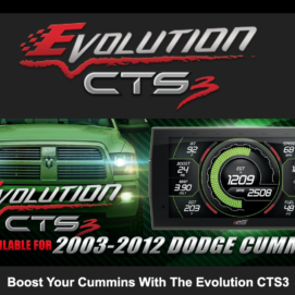 Edge Products’ Evolution CTS3 Now Available For ’03-’12 Cummins