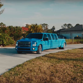 This Eight-Door Ford Super Duty Does Wicked Donuts