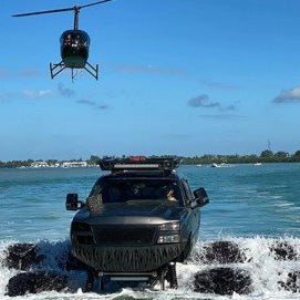 VIDEO: WhistlinDiesel Takes Monstermax Truck Into The Gulf Of Mexico