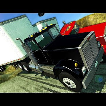 Insane Diesel Truck Downhill Races &amp; Crashes! - BeamNG Gameplay Race &amp; Crashes