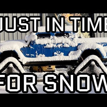Tracked Jeep Gladiator!! Just in time for biggest storm of the year!