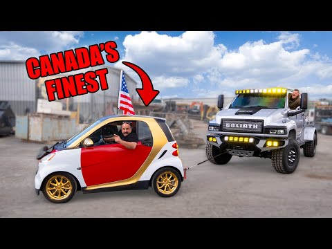 Our Shady Friend Is Back to Tell Us Everything He Hates About Goliath, Our Giveaway Truck!