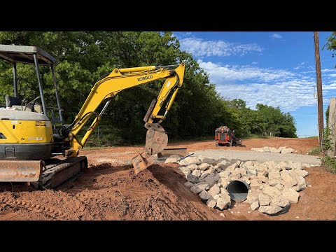 This Driveway Kept Flooding — Here’s How We Fixed It (Culvert & Approach Install)