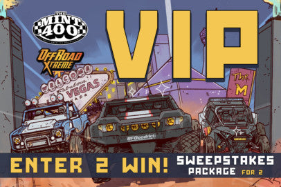 Mint 400 VIP Sweepstakes Contest With Off Road Xtreme