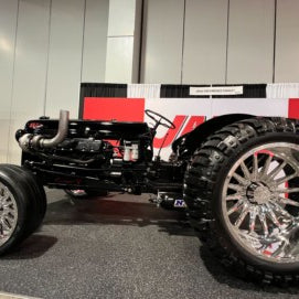 SEMA 2021: Show Stopping 7.3L-Swapped Ford Tractor Breaks Necks