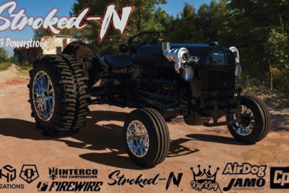 SEMA’s First Tractor? Twin Turbo, 7.3L Swapped Ford 8N Tractor Build