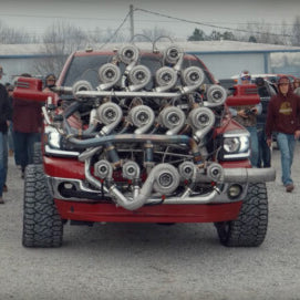 This Ludicrous 17-Turbo Dodge Ram Makes How Much Horsepower?