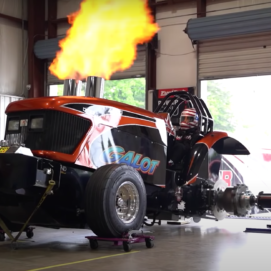 Diesel-Delete? Triple Turbo School Bus Engine On A Hub Dyno!