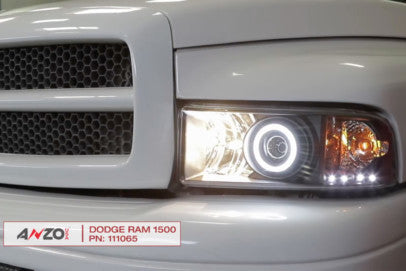 Video: AnzoUSA 1994-2002 Dodge Ram Truck Projector Headlight Install