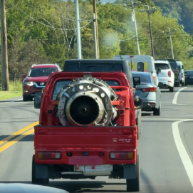 World’s Only Mini Truck with a Jet Engine