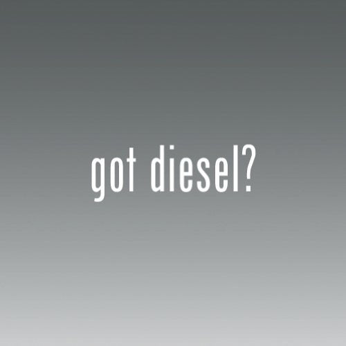 Got diesel Logo sticker vinyl decals- Die Cut Decal Bumper Sticker