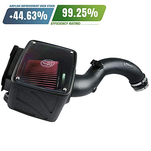S&B Filters 75-5101 Cold Air Intake For 2001-2004 Chevy/GMC Duramax LB7 6.6L (Oiled Cleanable, 8-ply Cotton Filter) - DieselTrucks.com