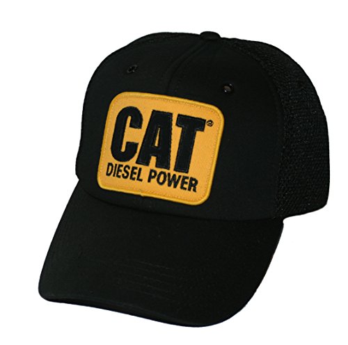 Caterpillar CAT Vintage Diesel Power Black Mesh Cap - DieselTrucks.com