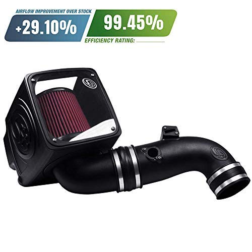 S&B Filters 75-5075-1 Cold Air Intake For 2011-2016 Chevy/GMC Duramax 6.6L (Oiled Cleanable, 8-ply Cotton Filter) - DieselTrucks.com