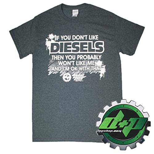 Diesel Power Short Sleeve T Shirt tee Duramax Cummins Powerstroke Apparel Gear (Medium) - DieselTrucks.com