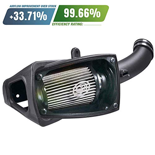 S&B Filters 75-5104D Cold Air Intake For 2011-2016 Ford Powerstroke 6.7L (Dry Extendable Filter) - DieselTrucks.com